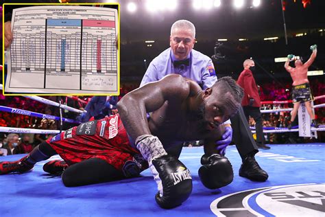 fury wilder scorecard|Tyson Fury vs Deontay Wilder 3 scorecards at time of the KO.